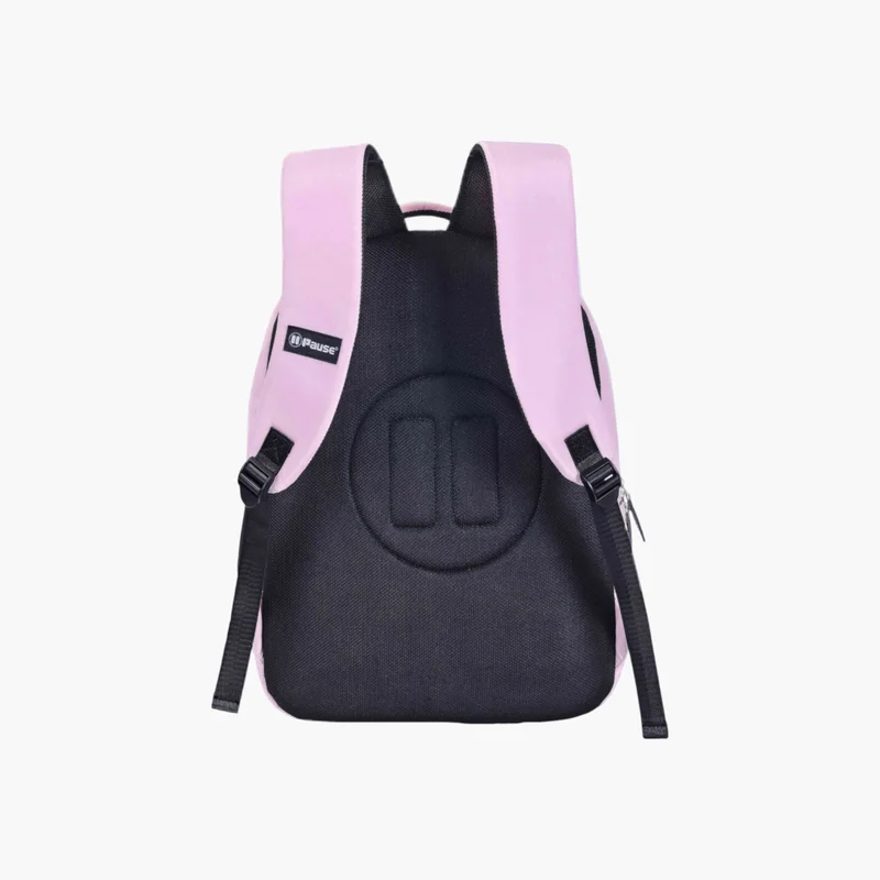 PAUSE Printed School Backpack with Adjustable Shoulder Straps - 12x21 cms